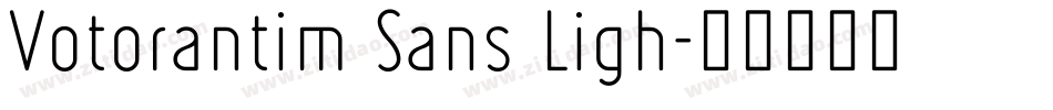 Votorantim Sans Ligh字体转换